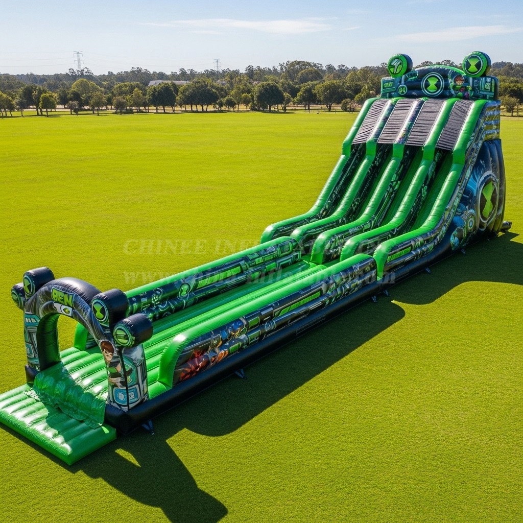 T8-8965 Ben 10 Inflatable Slide