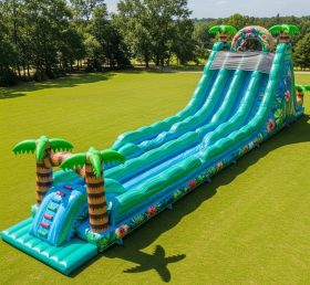 T8-8970 Tropical Inflatable Water Slide