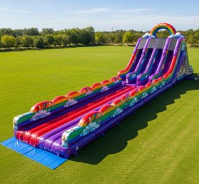 T8-8972 Rainbow Inflatable Water Slide