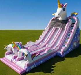 T8-8973 Unicorn Inflatable Slide