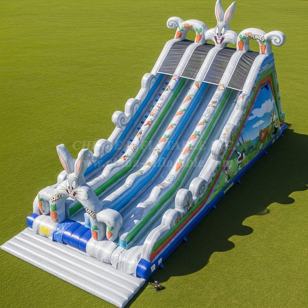 T8-8978 Looney Tunes Inflatable Dry Slide