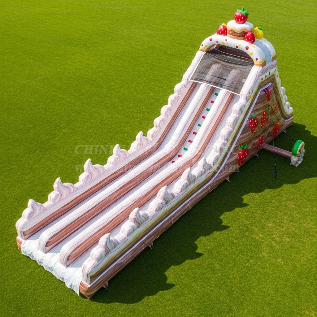 T8-8980 Strawberry Theme Inflatable Slide