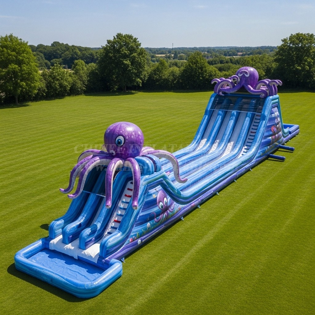 T8-8995 Octopus Inflatable Water Slide