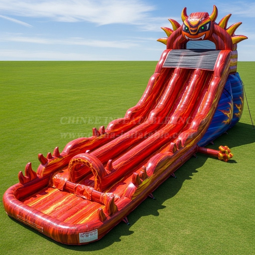 T8-9005 Blaze Monster Inflatable Slide