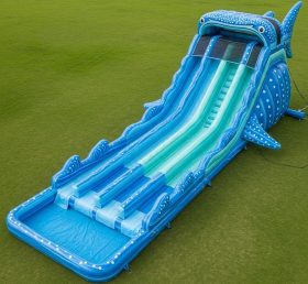 T8-9007 Shark Inflatable Water Slide