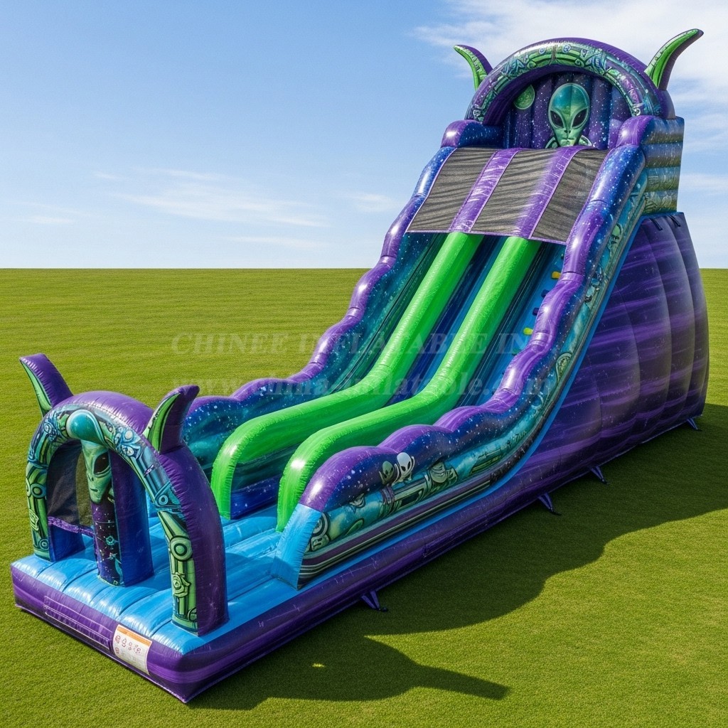 T8-9019 Alien Inflatable Slide