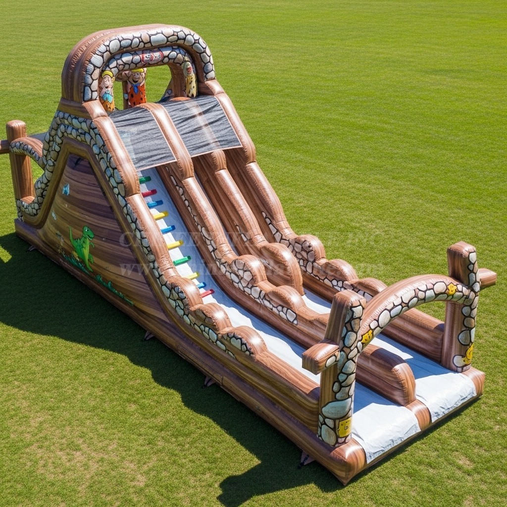 T8-9037 The Flintstones Inflatable Slide