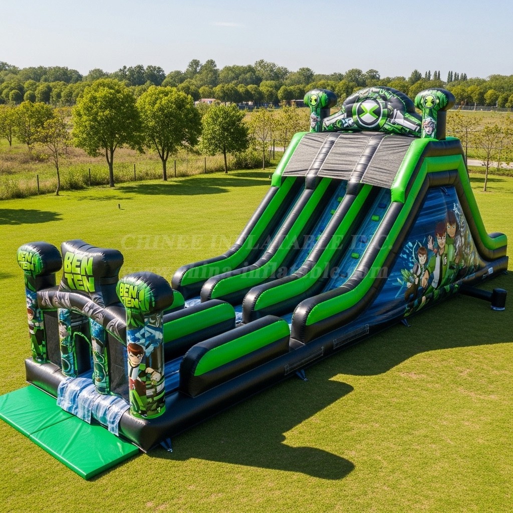 T8-9040 Ben 10 Inflatable Slide