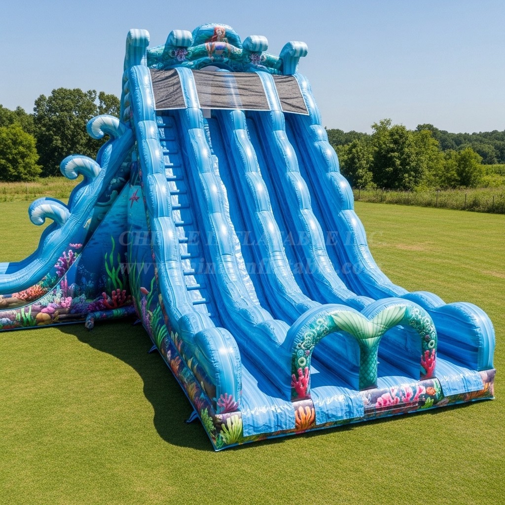 T8-9041 Ocean Wave Inflatable Slide