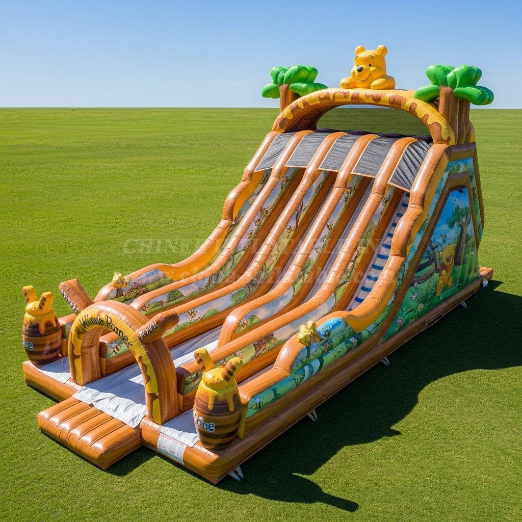 T8-9043 Winnie the Pooh Inflatable Slide