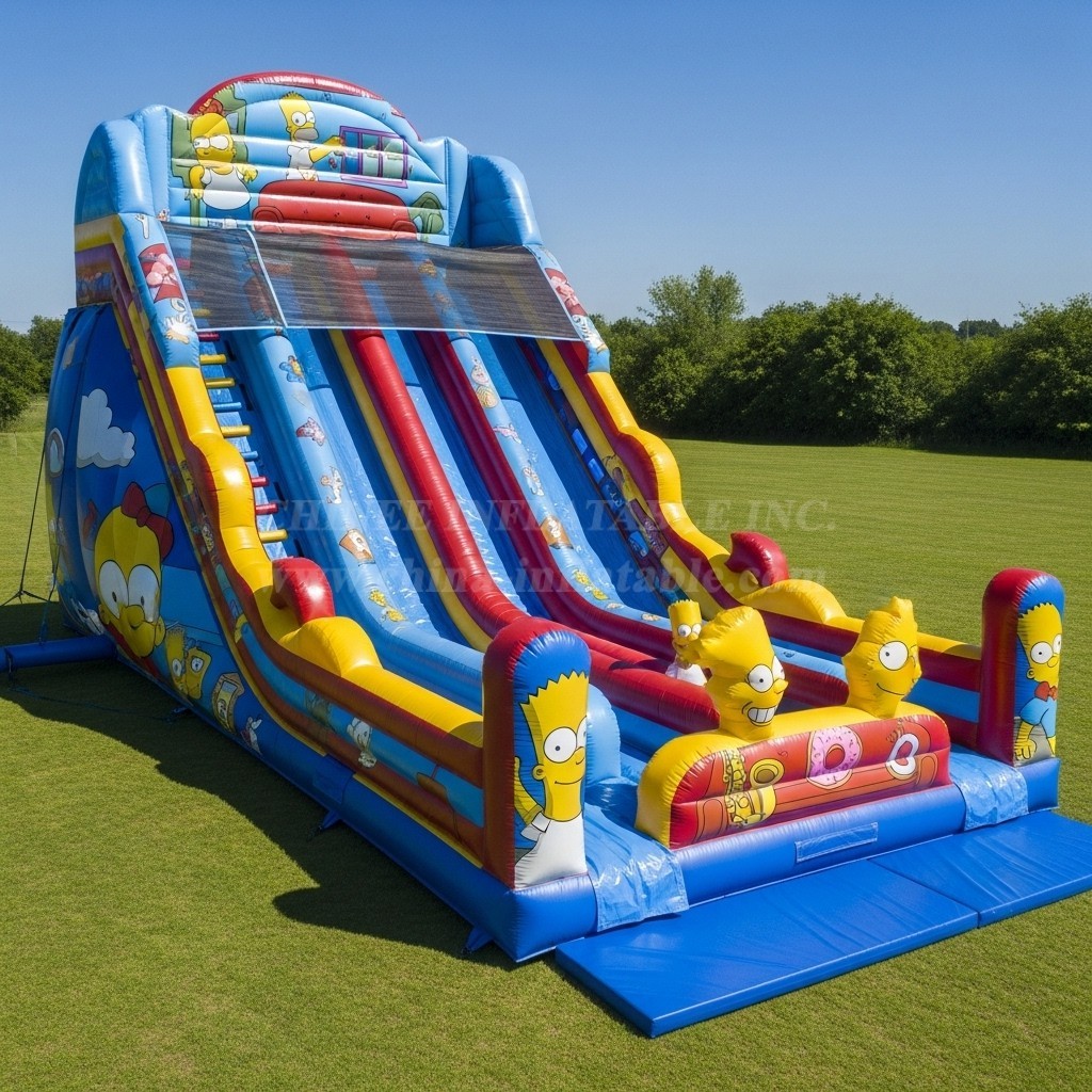 T8-9051 The Simpsons Inflatable Dry Slide