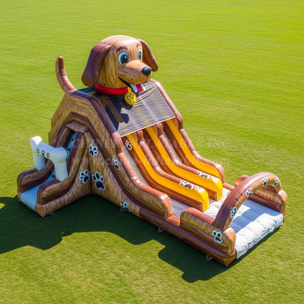 T8-9056 Dog Inflatable Slide