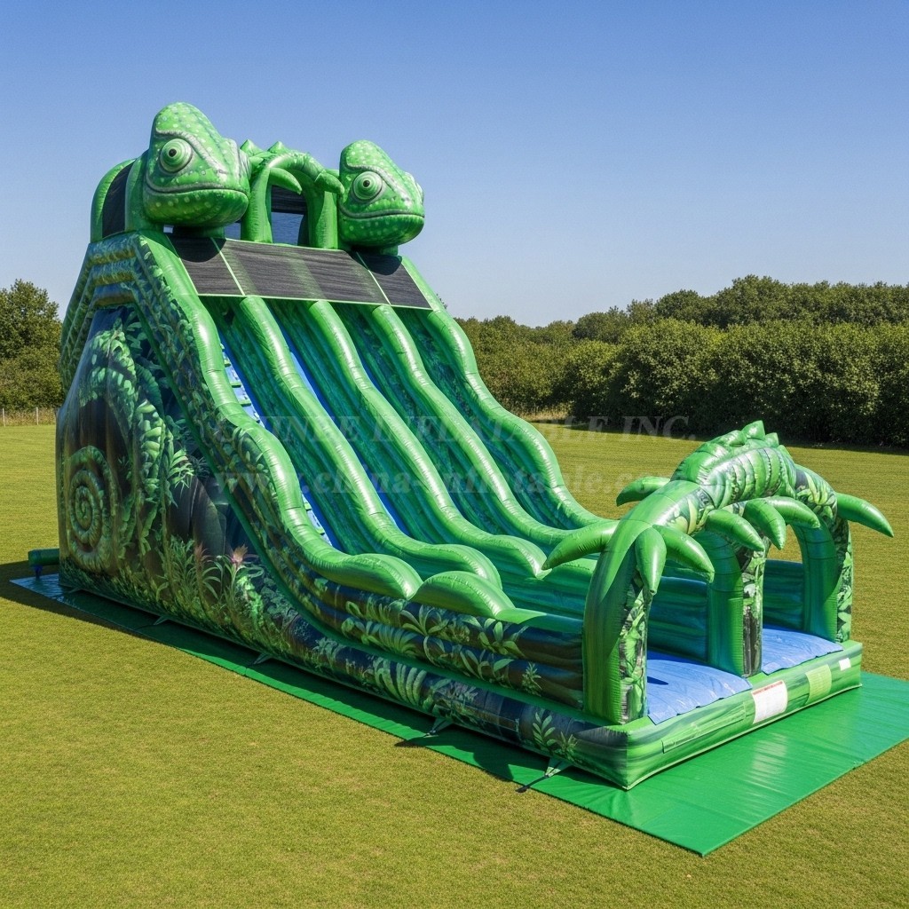 T8-9069 Chameleon Inflatable Slide