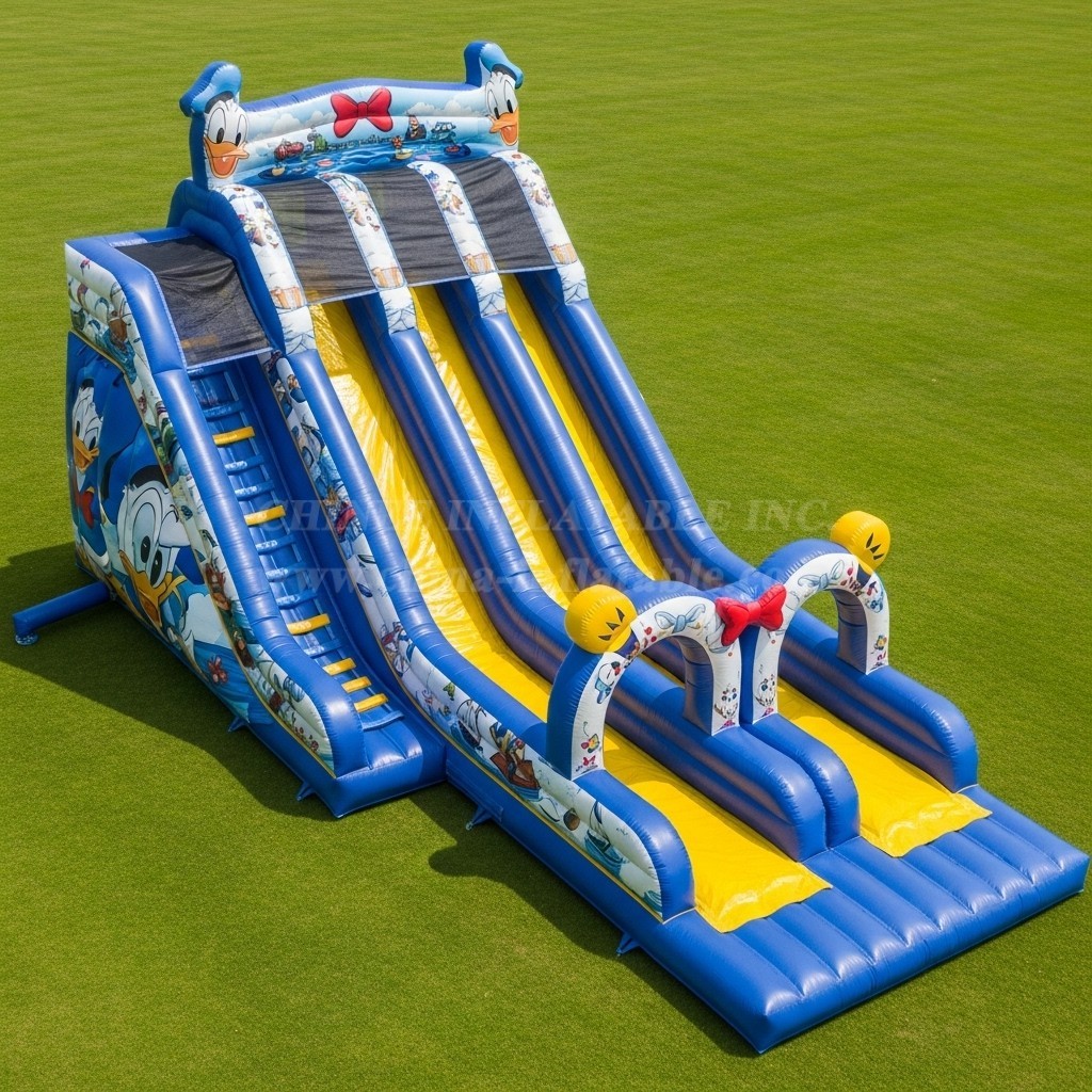 T8-9073 Donald Duck Inflatable Slide