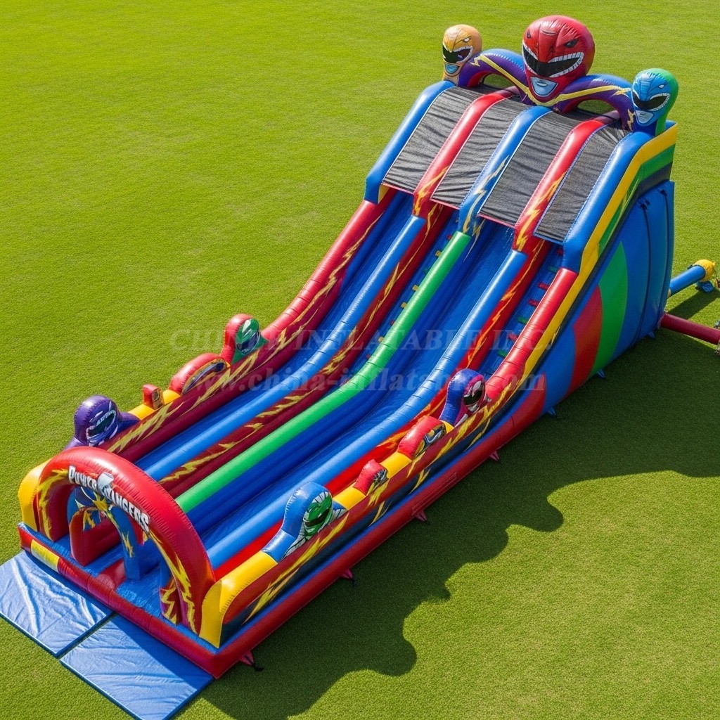 T8-9078 Power Rangers Inflatable Slide