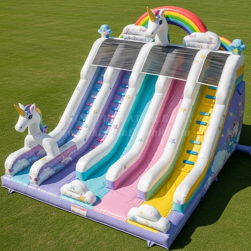 T8-9079 Unicorn Inflatable Slide