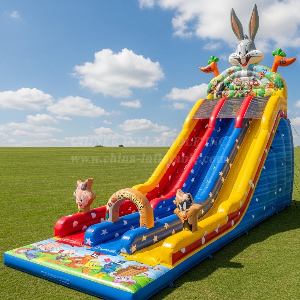 T8-9084 Looney Tunes Inflatable Slide