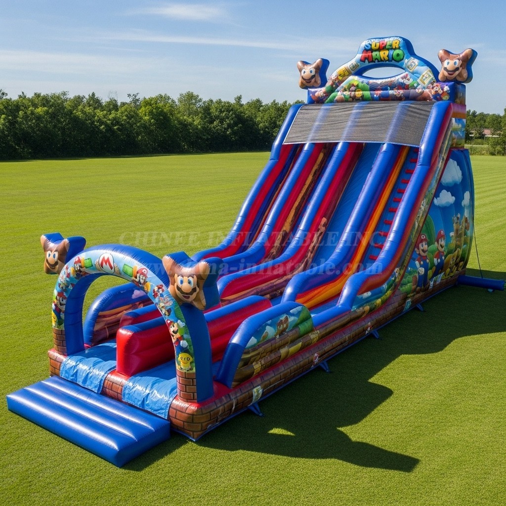 T8-9095 Super Mario Inflatable Slide