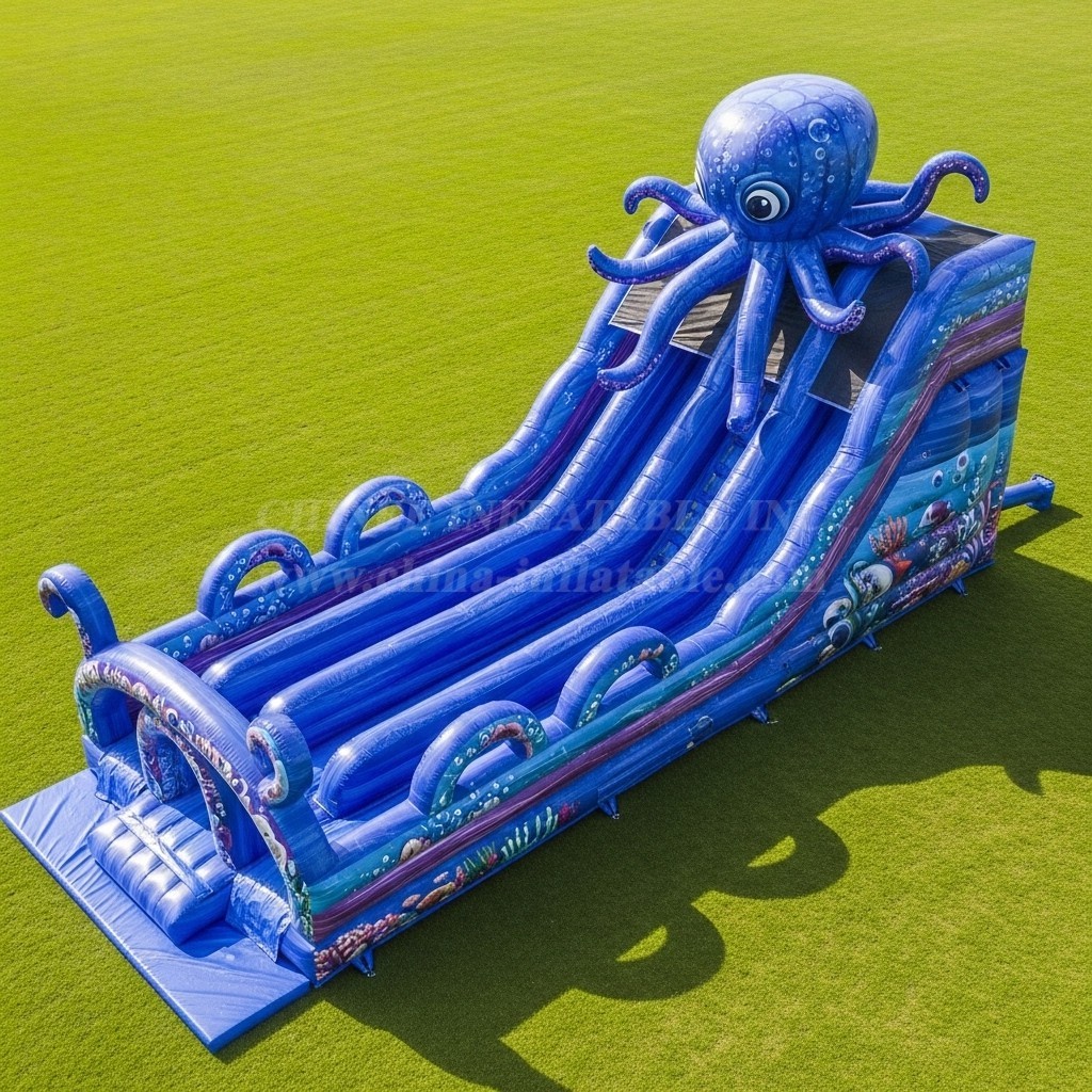 T8-9097 Octopus Inflatable Slide