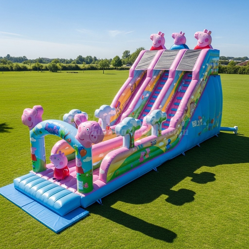 T8-9102 Peppa Pig Inflatable Slide
