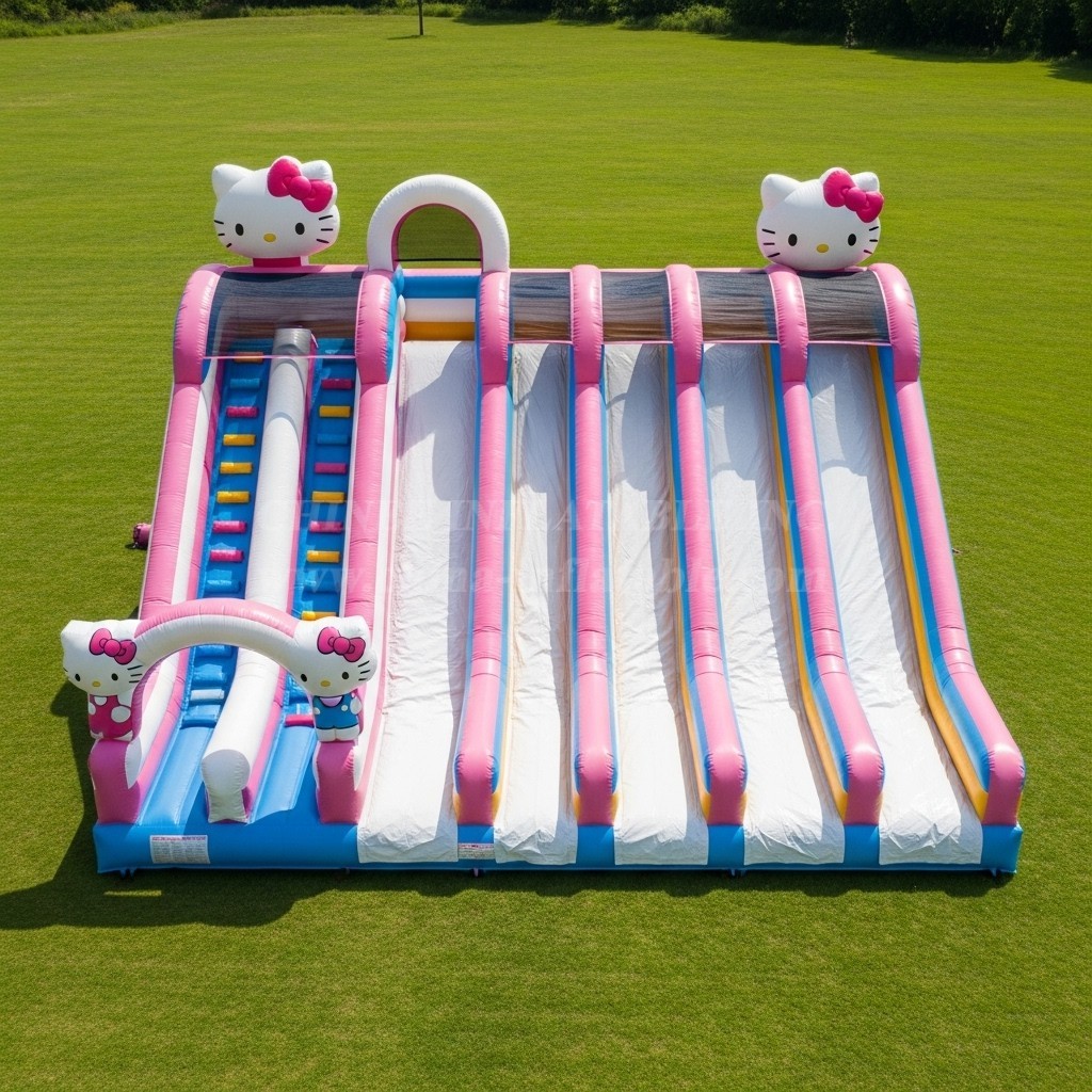 T8-9103 Hello Kitty Inflatable Slide