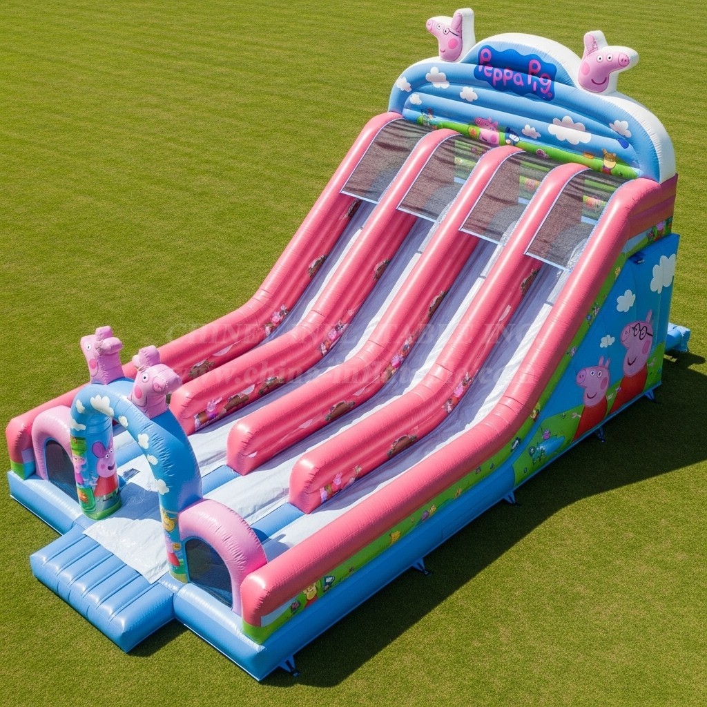 T8-9112 Peppa Pig Inflatable Slide