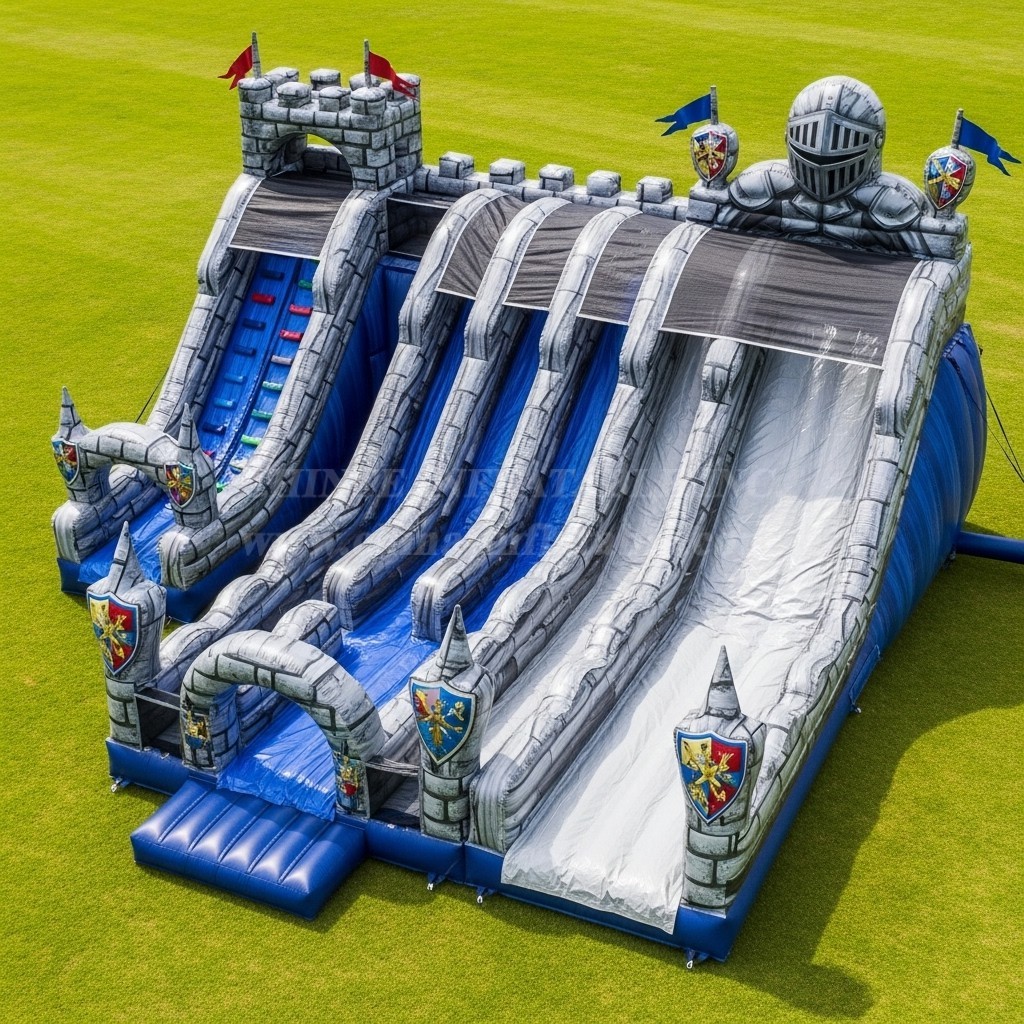 T8-9116 Knight Theme Inflatable Slide