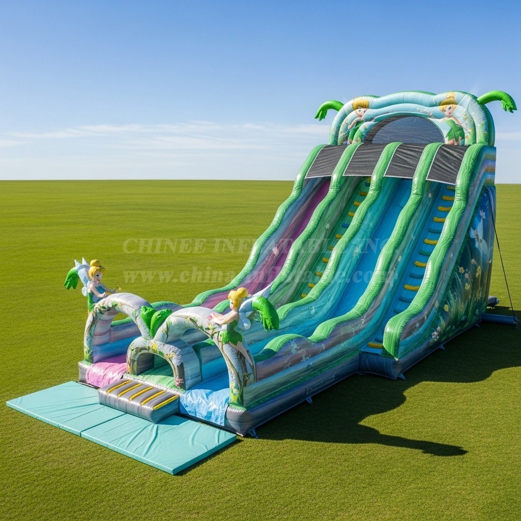 T8-9118 Tinker Bell Inflatable Slide