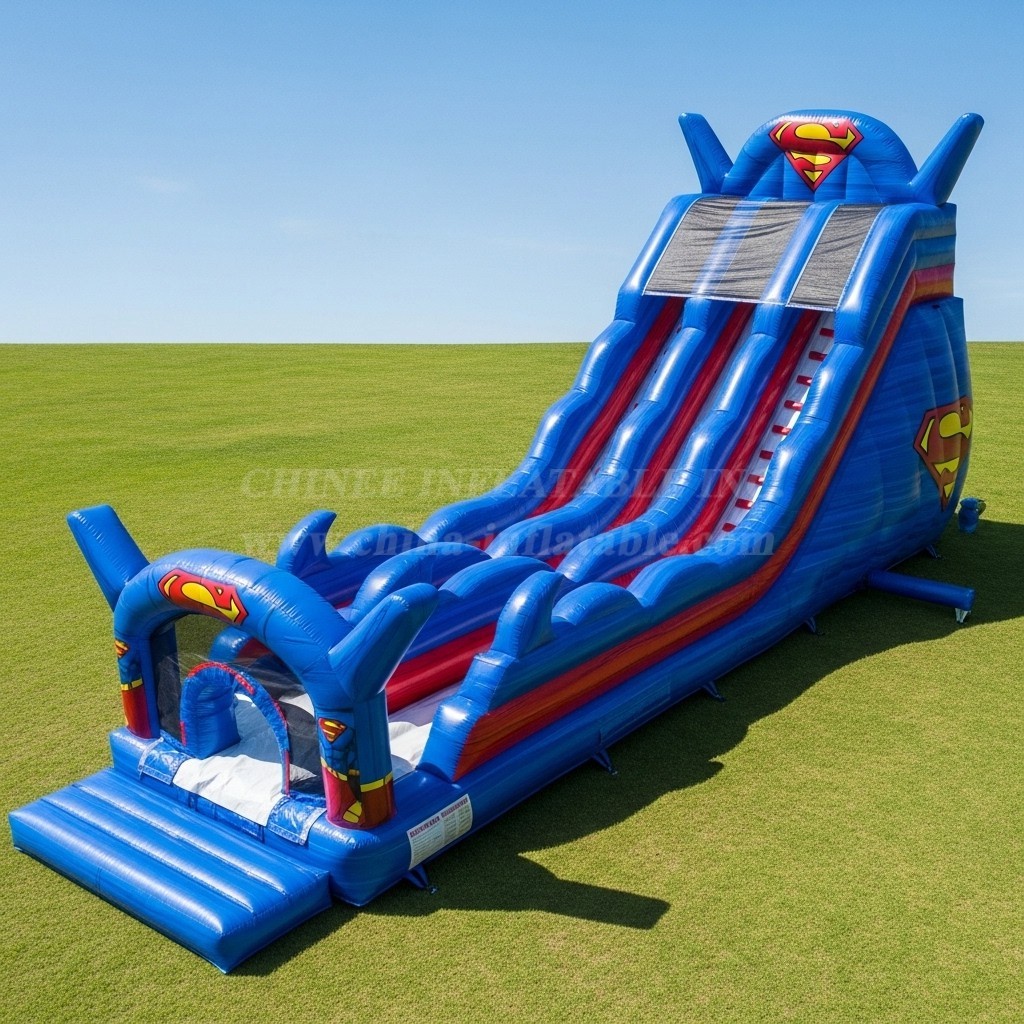T8-9124 Superman Inflatable Slide