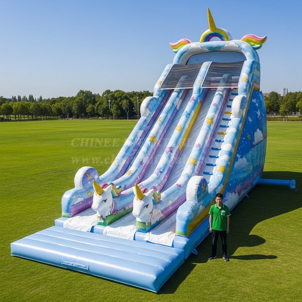T8-9128 Unicorn Inflatable Slide