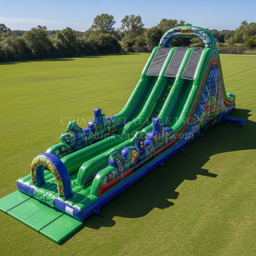 T8-9134 Ninja Turtles Inflatable Slide