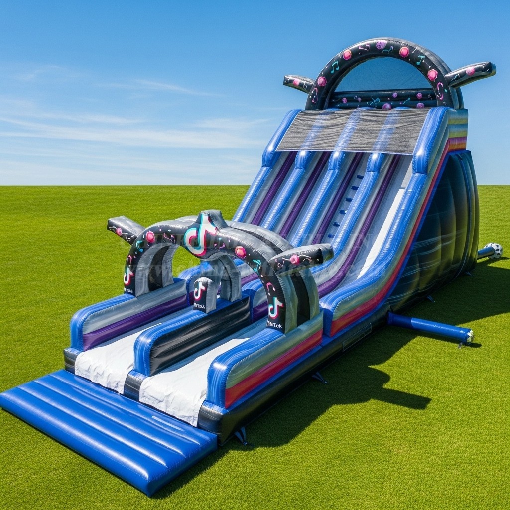 T8-9136 TikTok Inflatable Slide