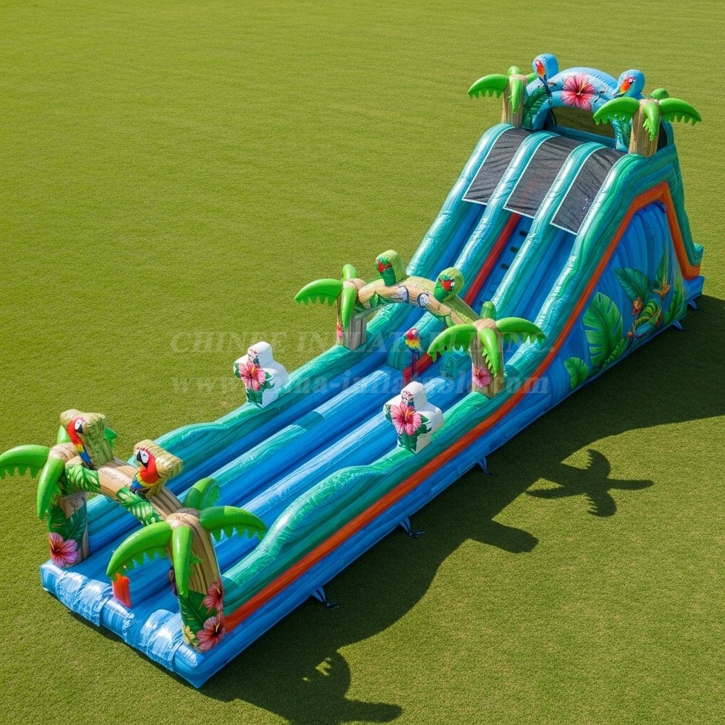 T8-9153 Tropical Inflatable Slide
