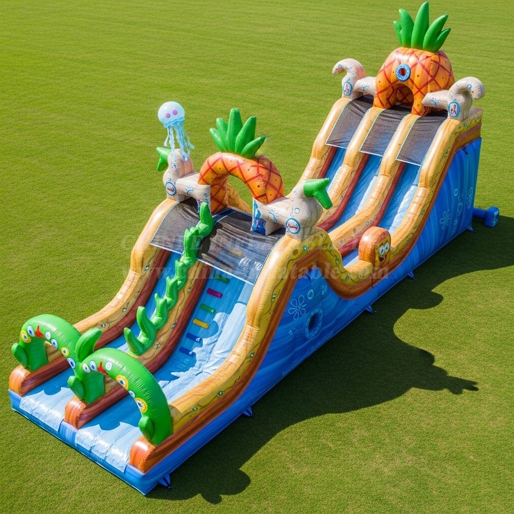 T8-9173 Pineapple Inflatable Slide