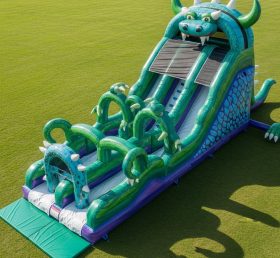 T8-9174 Monster Inflatable Dry Slide