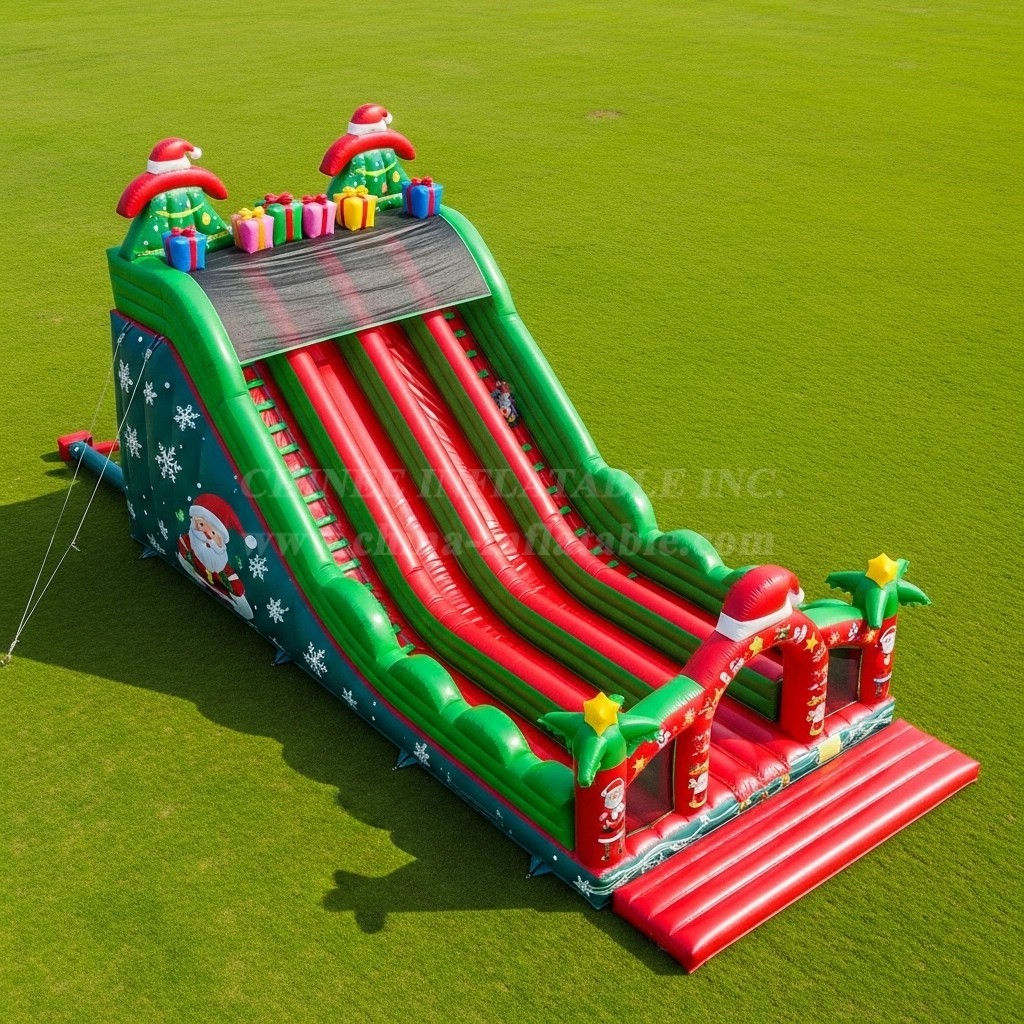 T8-9184 Christmas Inflatable Slide