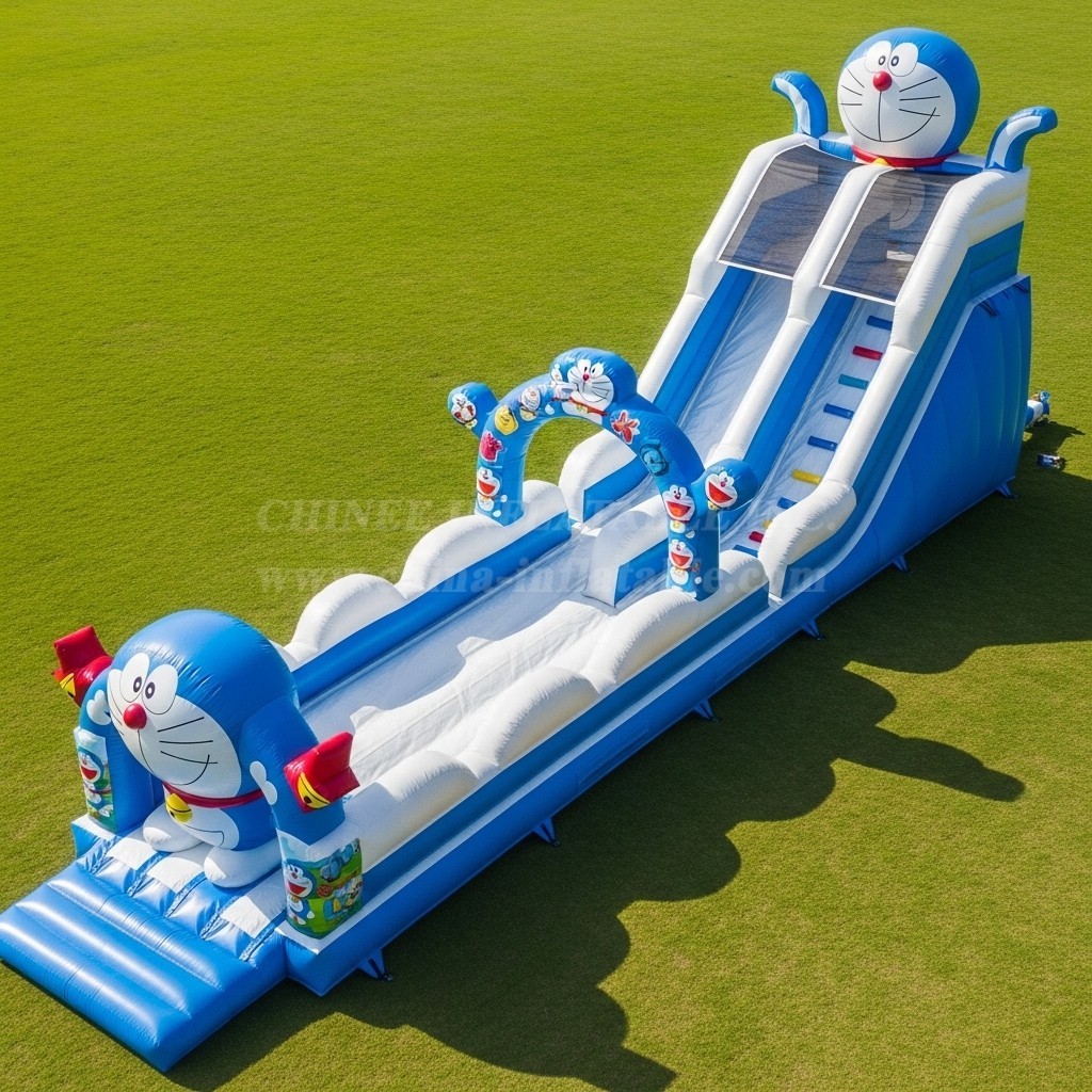 T8-9188 Doraemon Inflatable Slide