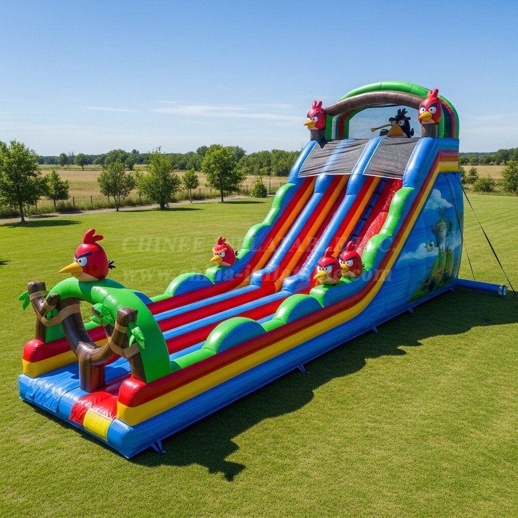 T8-9191 Angry Birds Inflatable Slide