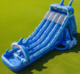 T8-9210 Shark Inflatable Water Slide