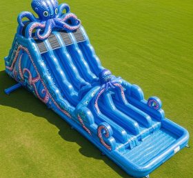 T8-9222 Octopus Inflatable Water Slide