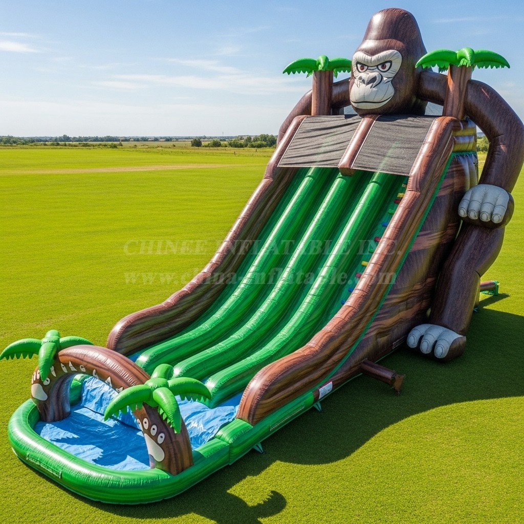 T8-9248 KingKong Inflatable Water Slide
