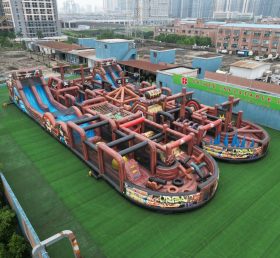CR2-103 Pirates Theme Challenging Run Giant Inflatable Obstacle Courses