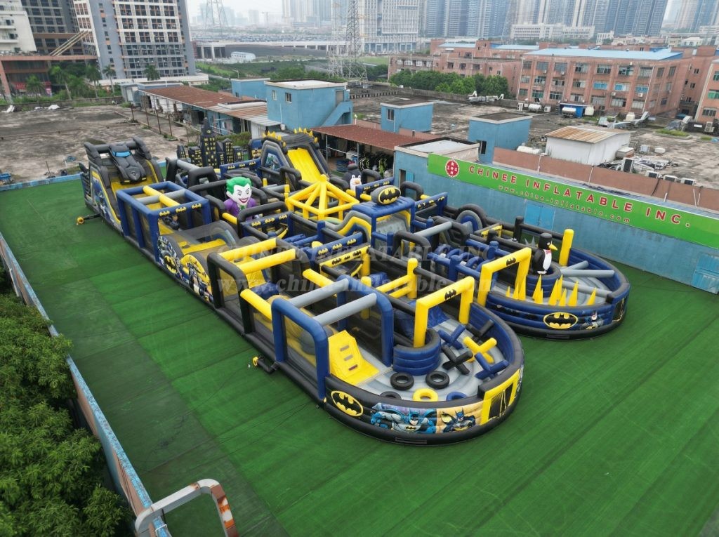 CR2-13 Batman Theme Challenging Run Giant Inflatable Obstacle Courses