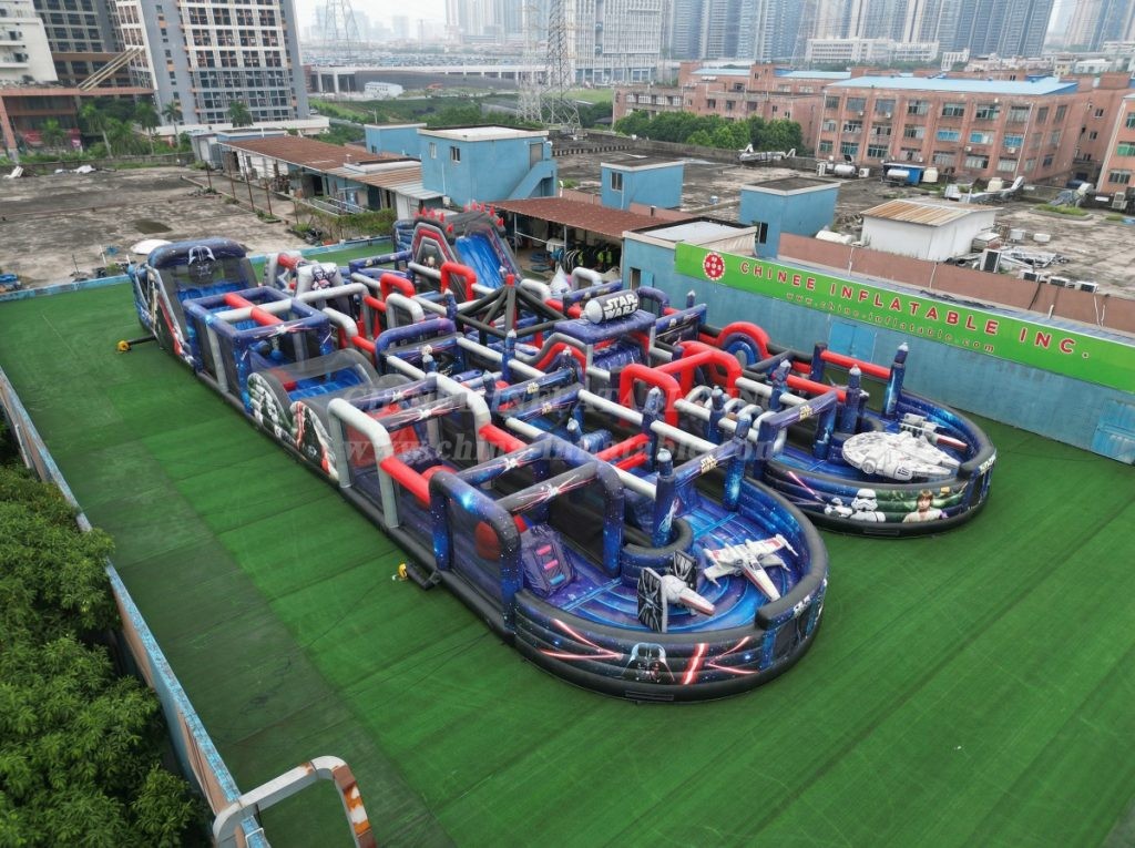 CR2-130 Star Wars Theme Challenging Run Giant Inflatable Obstacle Courses
