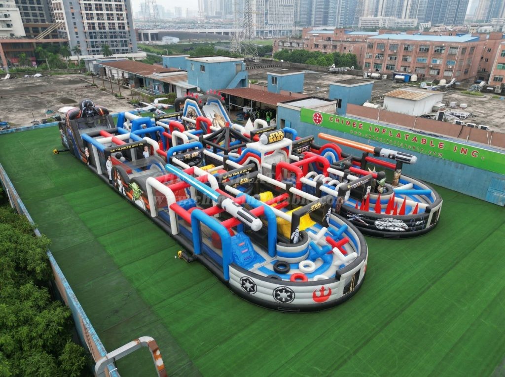 CR2-131 Star Wars Theme Challenging Run Giant Inflatable Obstacle Courses