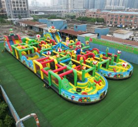 CR2-138 Super Mario Theme Challenging Run Giant Inflatable Obstacle Courses