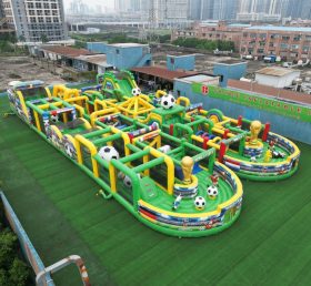 CR2-255 World Cup Theme Challenging Run Giant Inflatable Obstacle Courses