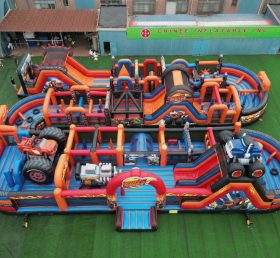 CR2-269 Blaze Monster Theme Challenging Run Giant Inflatable Obstacle Courses