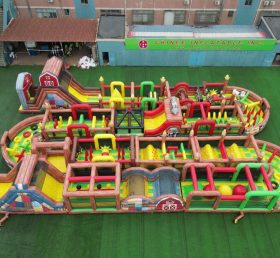 CR2-293 Farm Theme Challenging Run Giant Inflatable Obstacle Courses