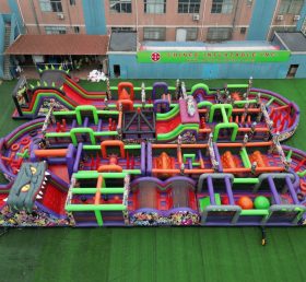 CR2-314 Monster Theme Challenging Run Giant Inflatable Obstacle Courses